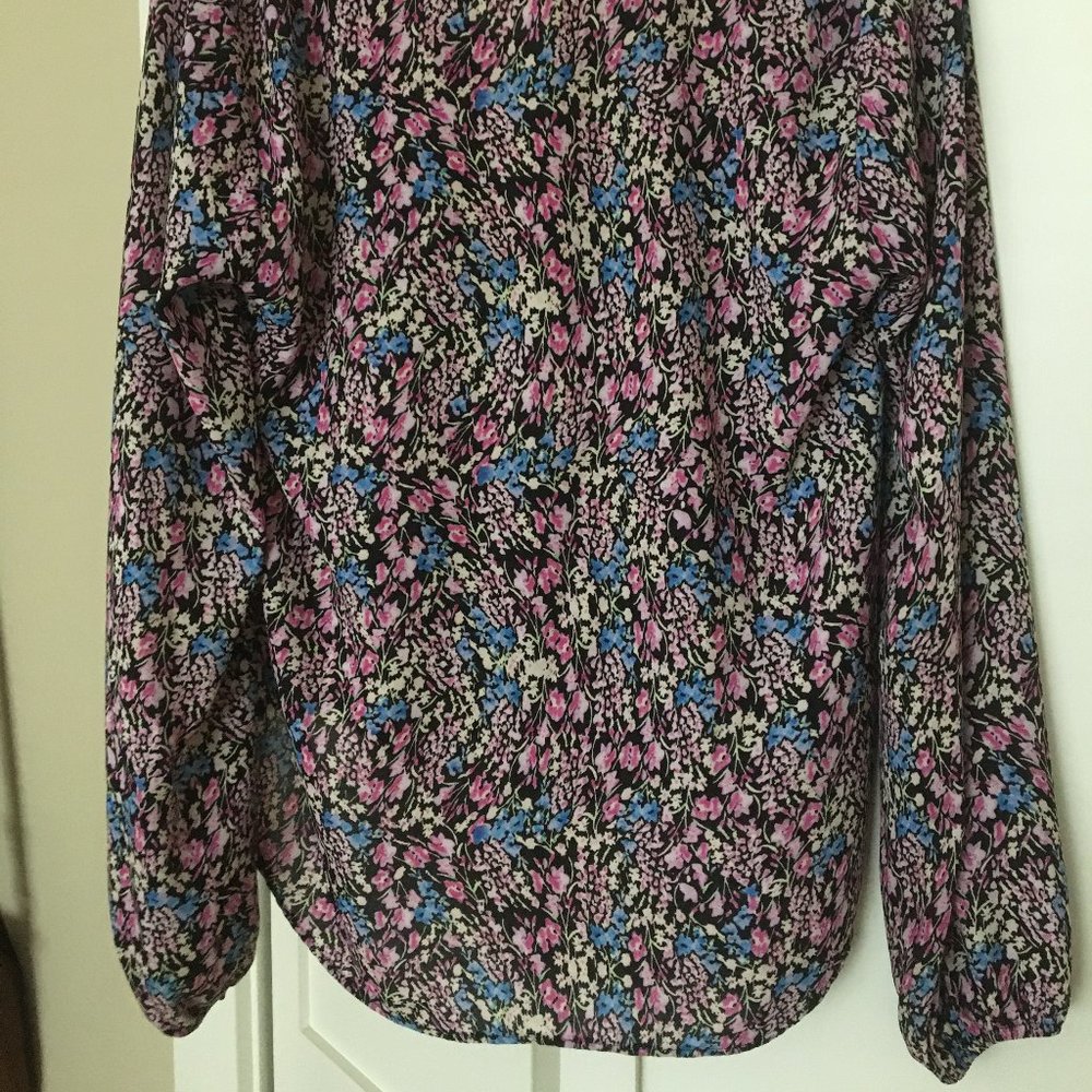 Long-sleeve collared blouse - Picture 2 of 3